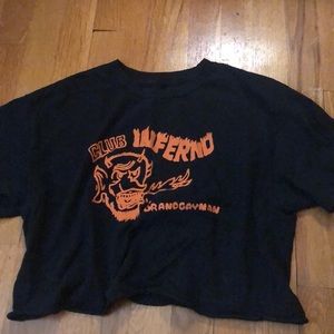 John Galt cropped t shirt